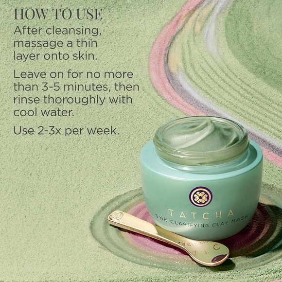 TATCHA The Clarifying Clay Mask Exfoliating & Pore-Refining $70 MSRP - Picture 12 of 13